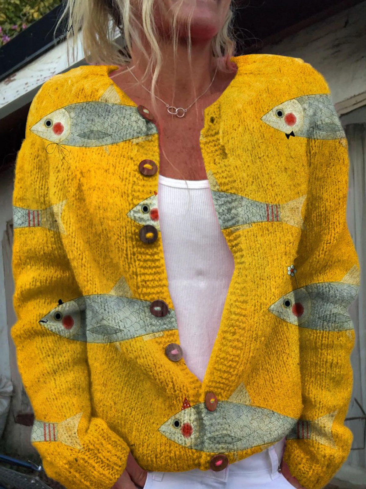 Julie | Buttoned Cardigan Sweater