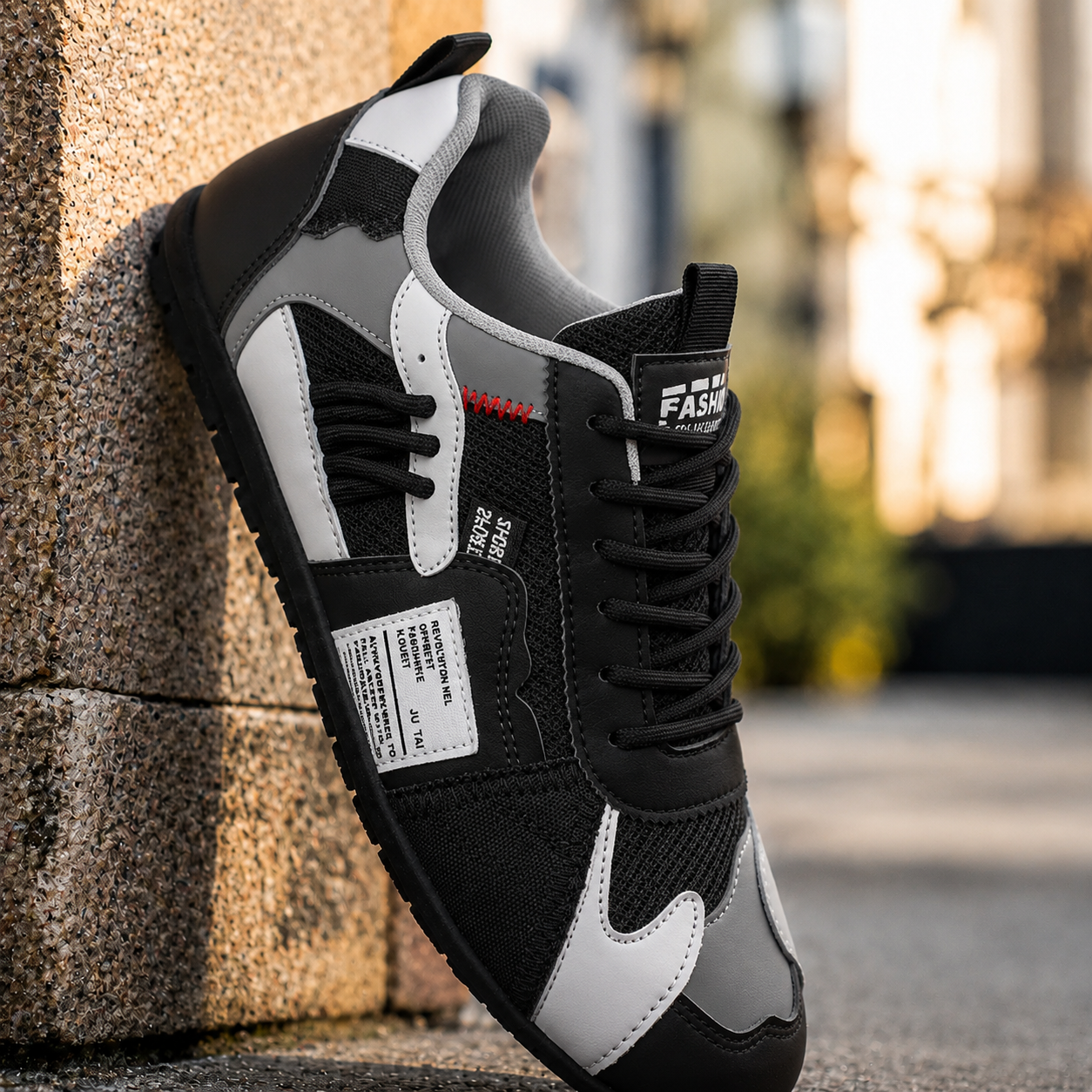 Retro Chunky Colorblock Sneakers