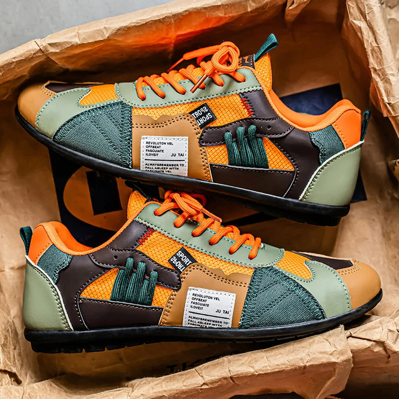 Retro Chunky Colorblock Sneakers