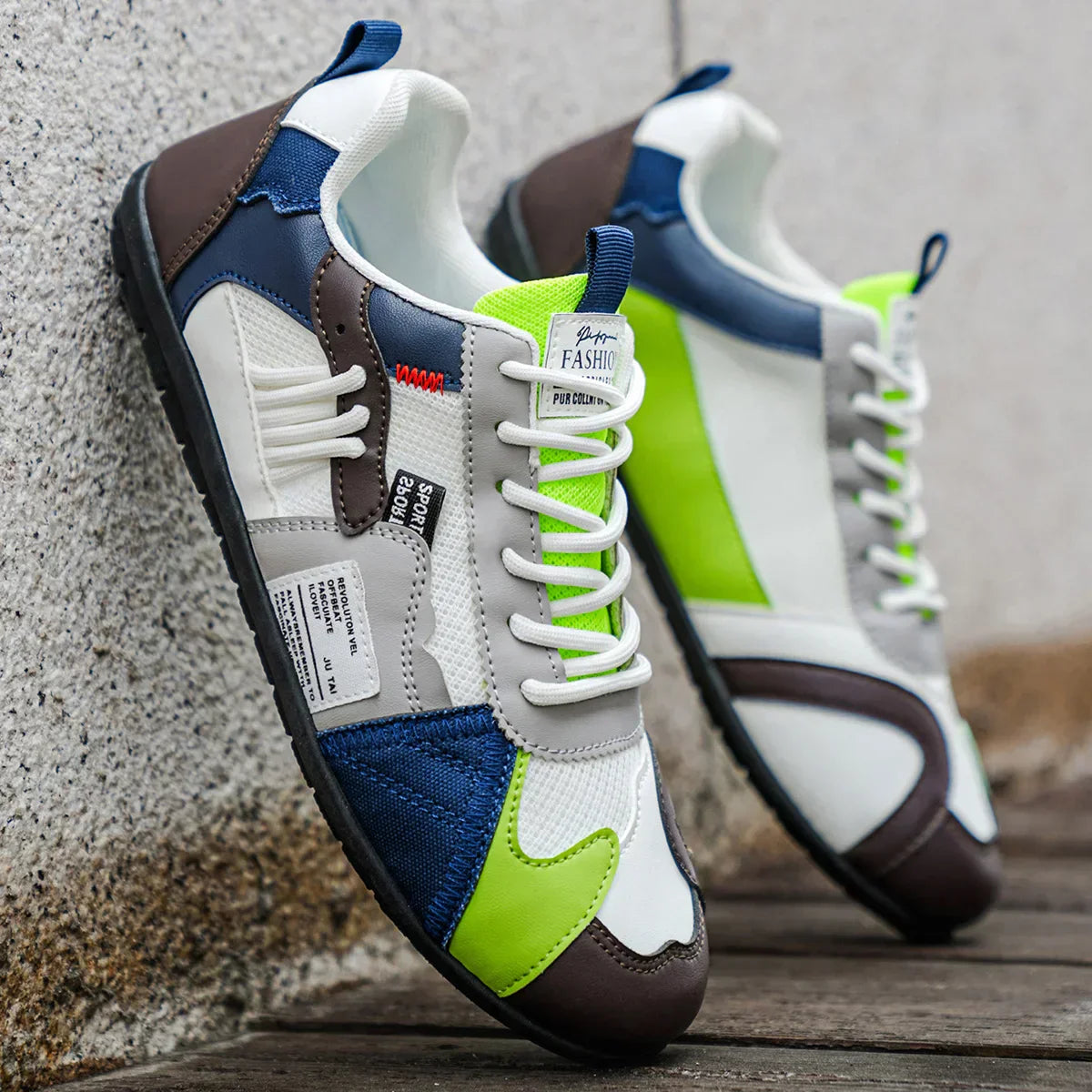 Retro Chunky Colorblock Sneakers