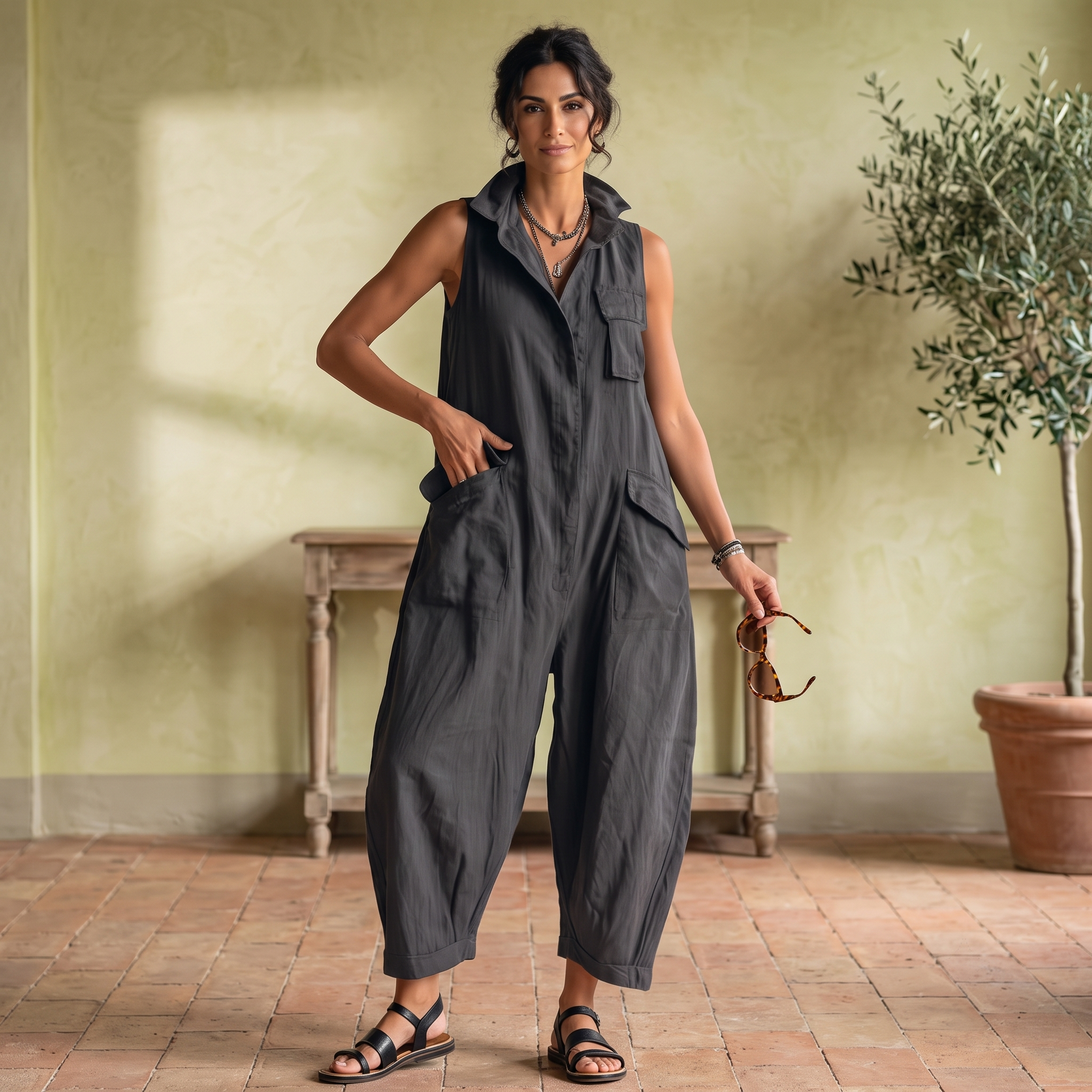 Garvalde | Sleeveless Jumpsuit