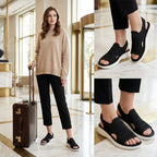 Anne | Platform sandals made from breathable material for women
